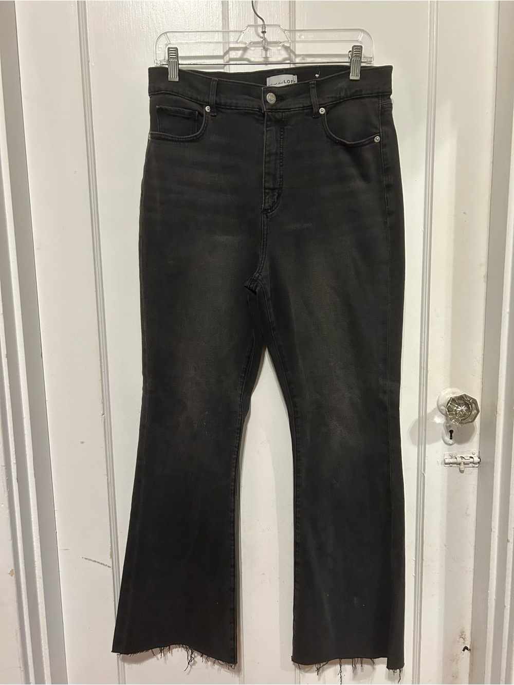 LOFT Black High-Rise Denim Jeans